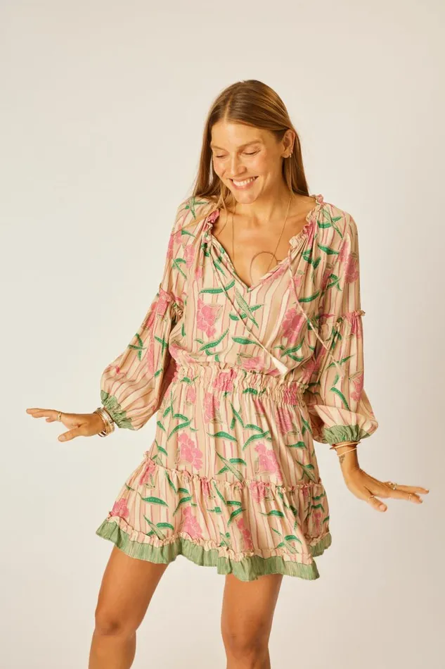 Natalie Martin MAGGIE DRESS Chamomile Rose Shop Dresses