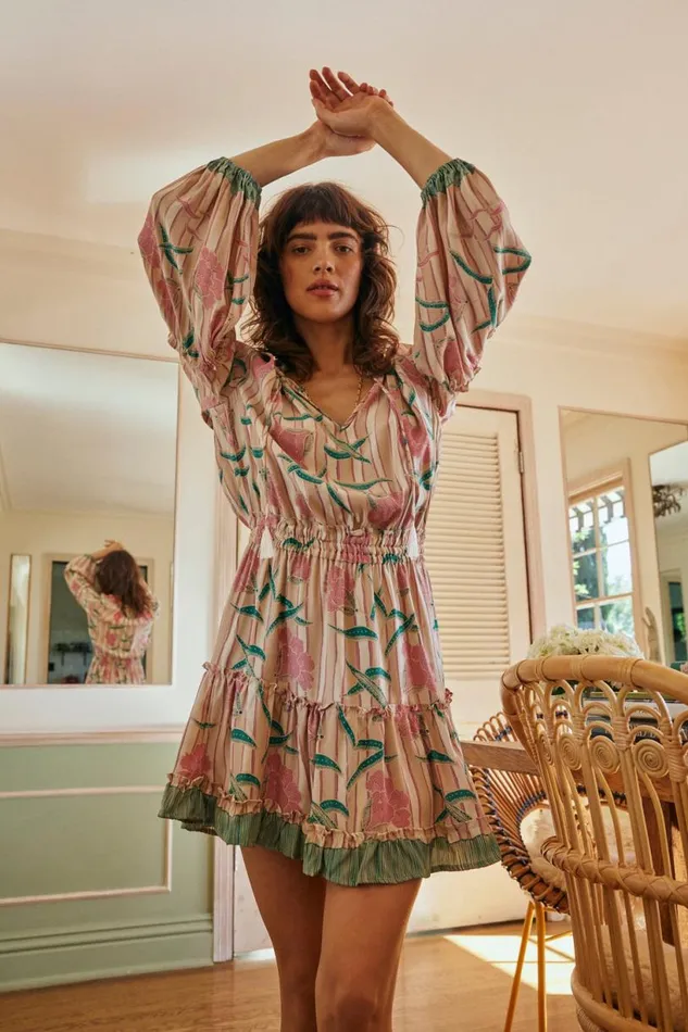 Natalie Martin MAGGIE DRESS Chamomile Rose Shop Dresses
