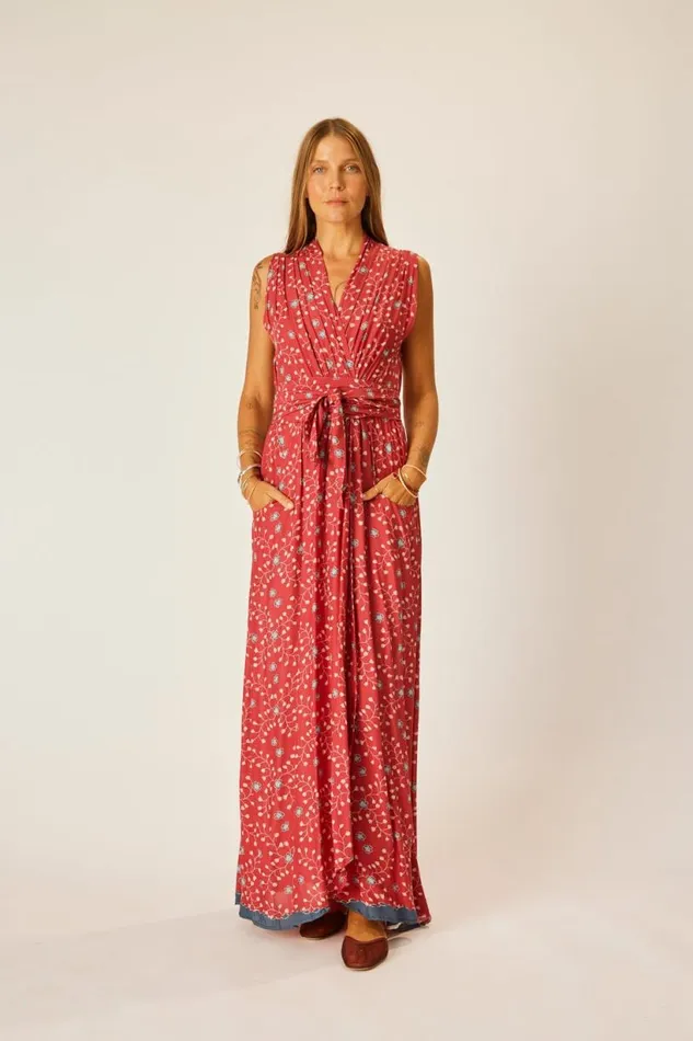 Natalie Martin NICO SLEEVELESS DRESS Pinwheel Barn Red Shop Dresses