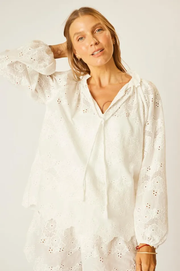 Natalie Martin PENNY BLOUSE Geranium Milk Shop Tops