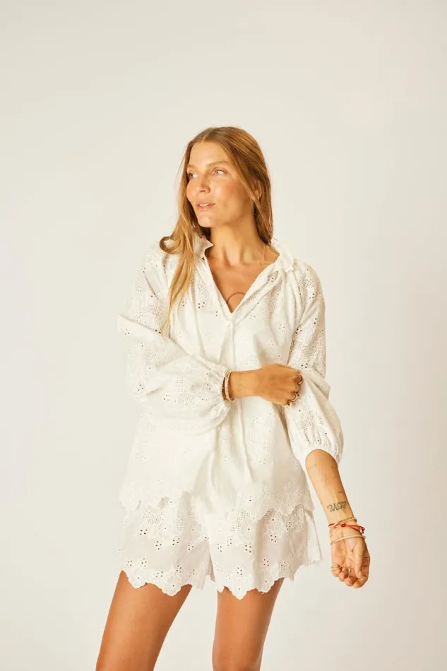 Natalie Martin PENNY BLOUSE Geranium Milk Shop Tops