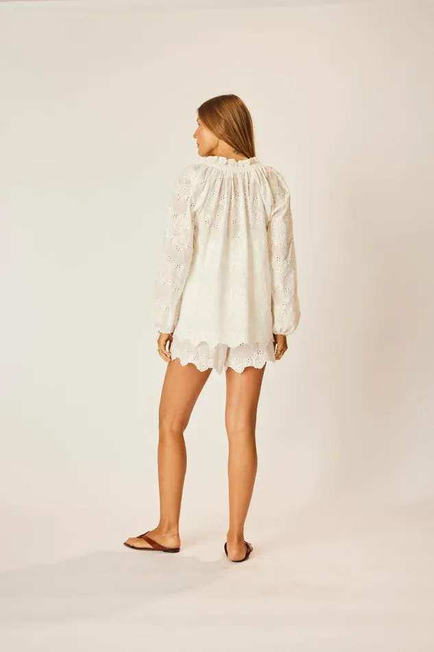 Natalie Martin PENNY BLOUSE Geranium Milk Shop Tops