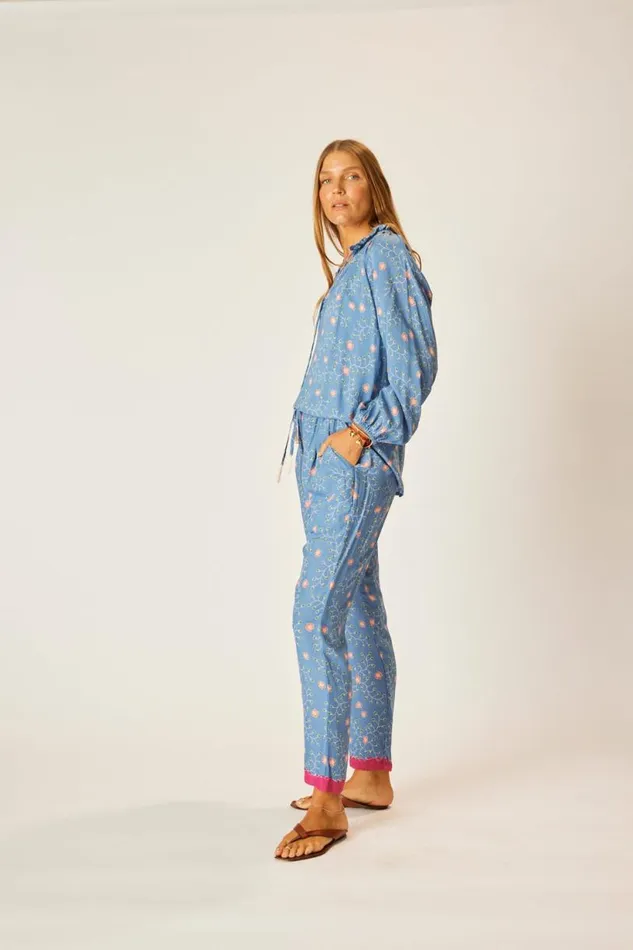 Natalie Martin PENNY BLOUSE Pinwheel Denim Shop Tops