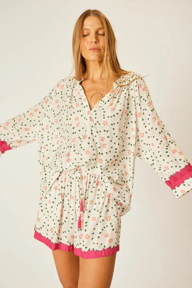Natalie Martin REMY TOP Pinwheel Cotton Shop Tops
