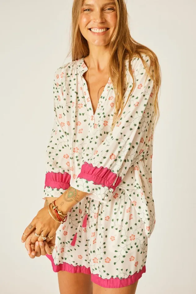 Natalie Martin REMY TOP Pinwheel Cotton Shop Tops