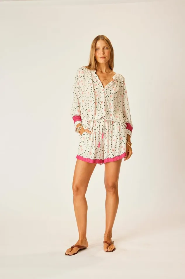 Natalie Martin REMY TOP Pinwheel Cotton Shop Tops