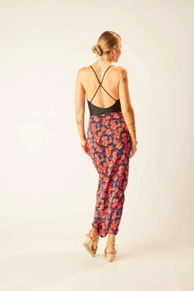 Natalie Martin SARONGSCARF Silk Watercolor Onyx Shop Bottoms