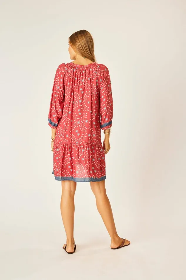 Natalie Martin STEVIE DRESS Pinwheel Barn Red Shop Dresses