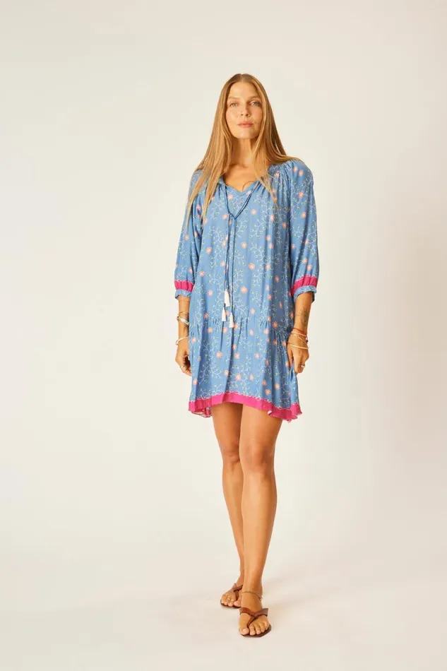 Natalie Martin STEVIE DRESS Pinwheel Denim Shop Dresses
