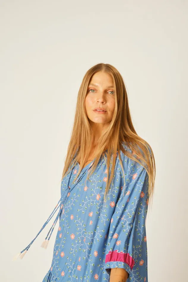 Natalie Martin STEVIE DRESS Pinwheel Denim Shop Dresses