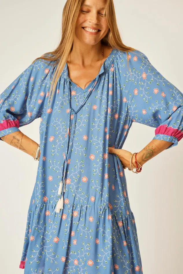 Natalie Martin STEVIE DRESS Pinwheel Denim Shop Dresses