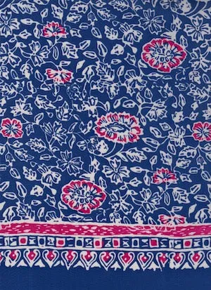 Natalie Martin TOLAN SHIRT Floral Pelicano Blue Shop Tops