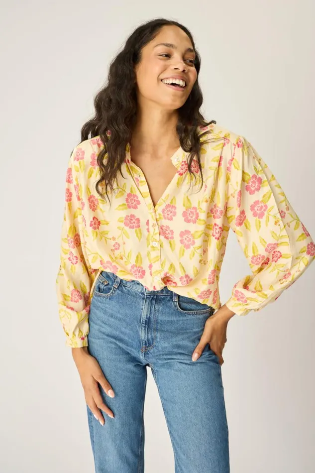 Natalie Martin TOLAN SHIRT Prairie Dusty Crimson Shop Tops