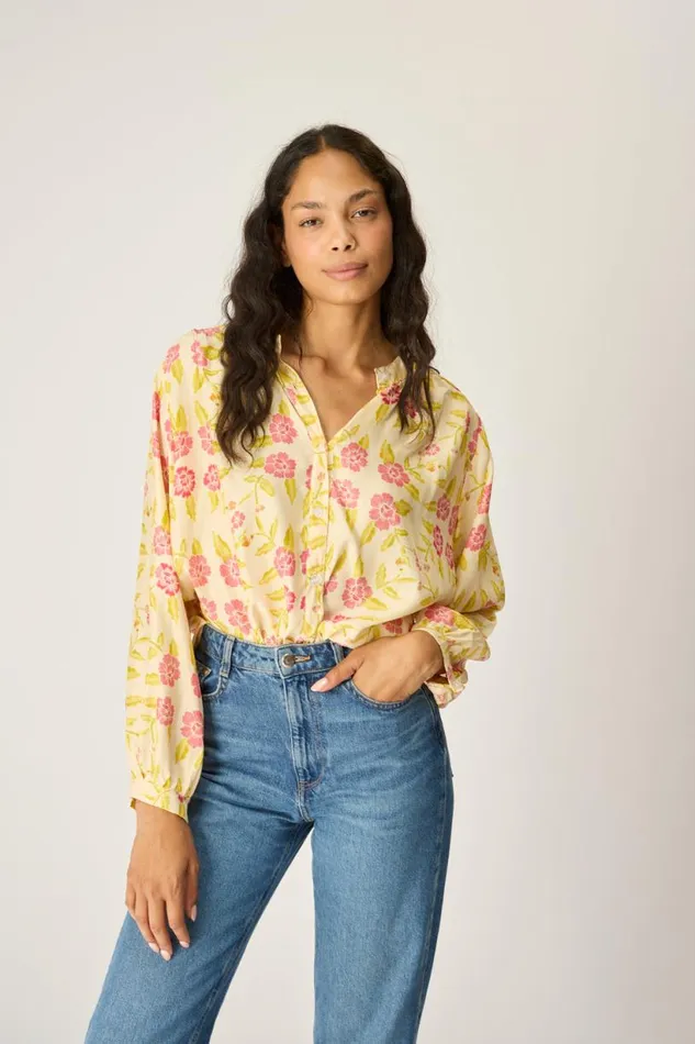 Natalie Martin TOLAN SHIRT Prairie Dusty Crimson Shop Tops