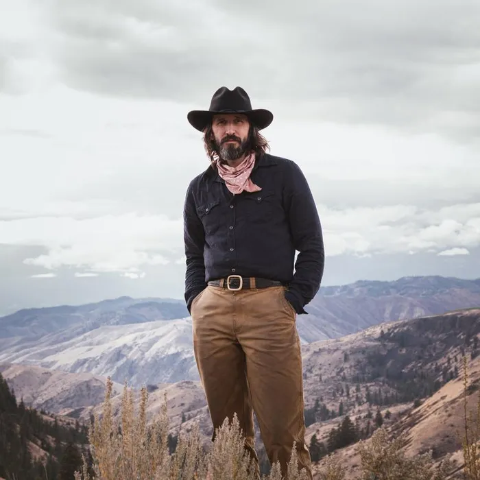 Navy Twill Shirt Blue Men Stetson Western Shirts