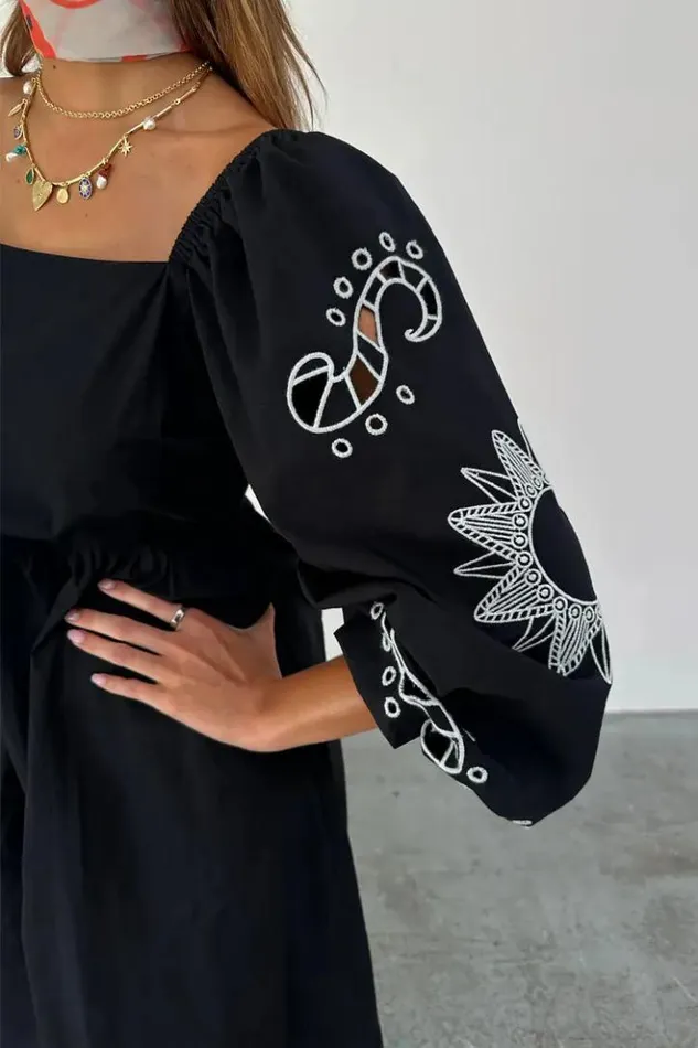 Never Fully Dressed Black Enchanted Belle Dress Women Modest Dressing