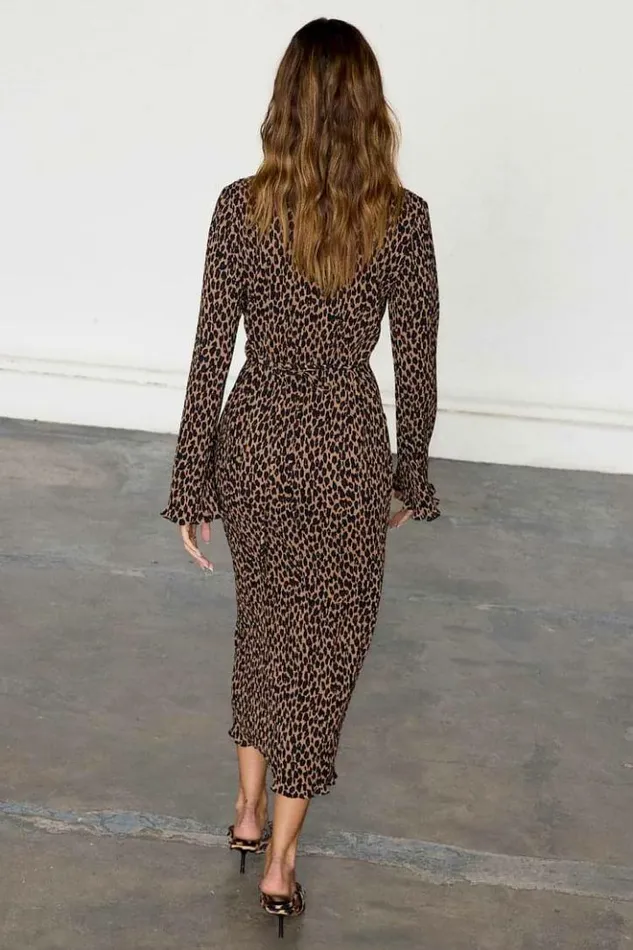 Never Fully Dressed Leopard Celeste Dress Petite Women Petite