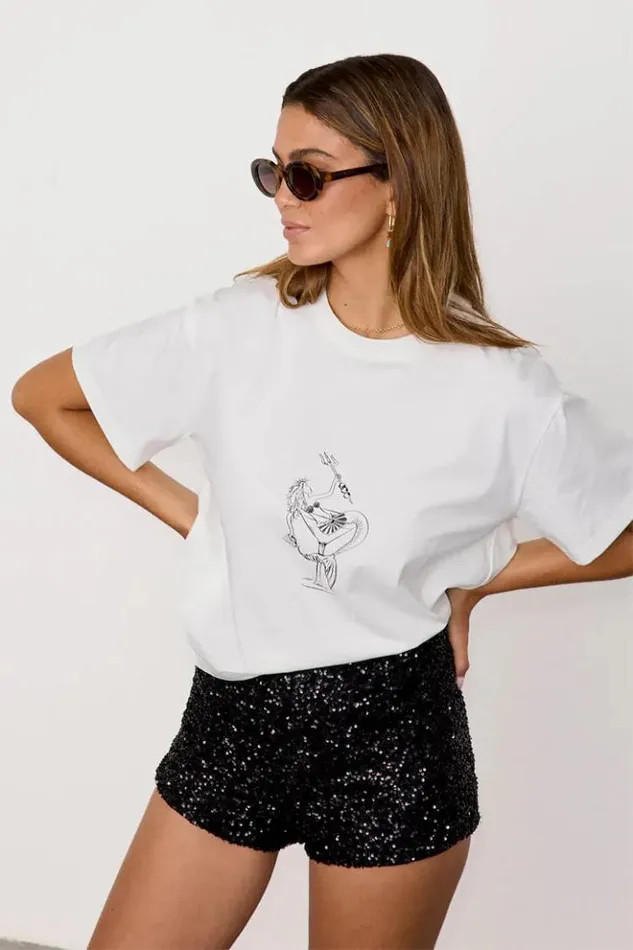 Never Fully Dressed Mermaid Cocktail TShirt Women Tops and TShirts