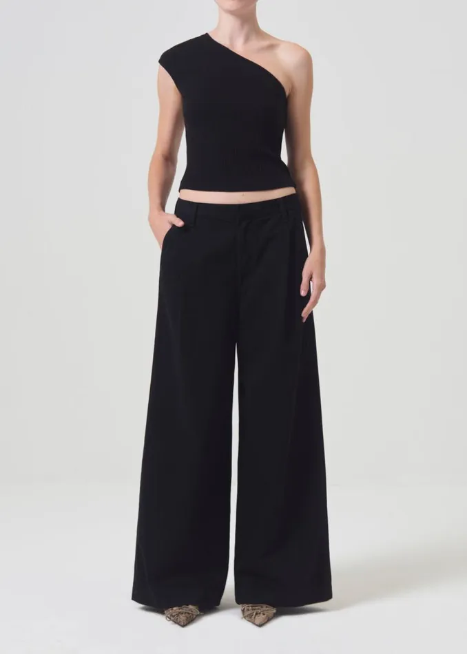 NonDenim Women Agolde Daryl Pant In Black