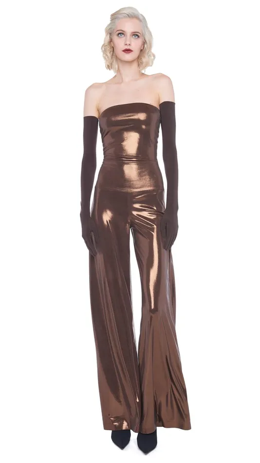 Norma Kamali Jumpsuits STRAPLESS ELEPHANT JUMPSUIT 8211 Clothing