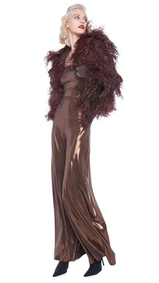 Norma Kamali Jumpsuits STRAPLESS ELEPHANT JUMPSUIT 8211 Clothing
