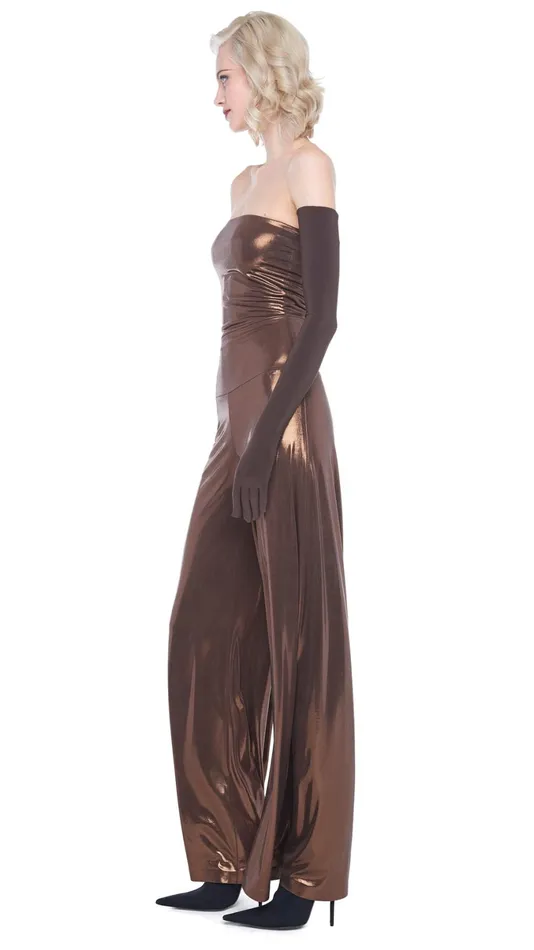 Norma Kamali Jumpsuits STRAPLESS ELEPHANT JUMPSUIT 8211 Clothing