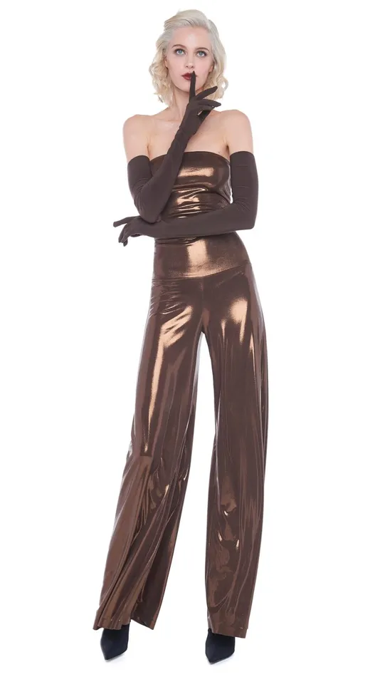 Norma Kamali Jumpsuits STRAPLESS ELEPHANT JUMPSUIT 8211 Clothing