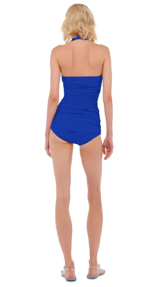 Norma Kamali Swimwear BILL MIO Electric Blue 8211 Clothing