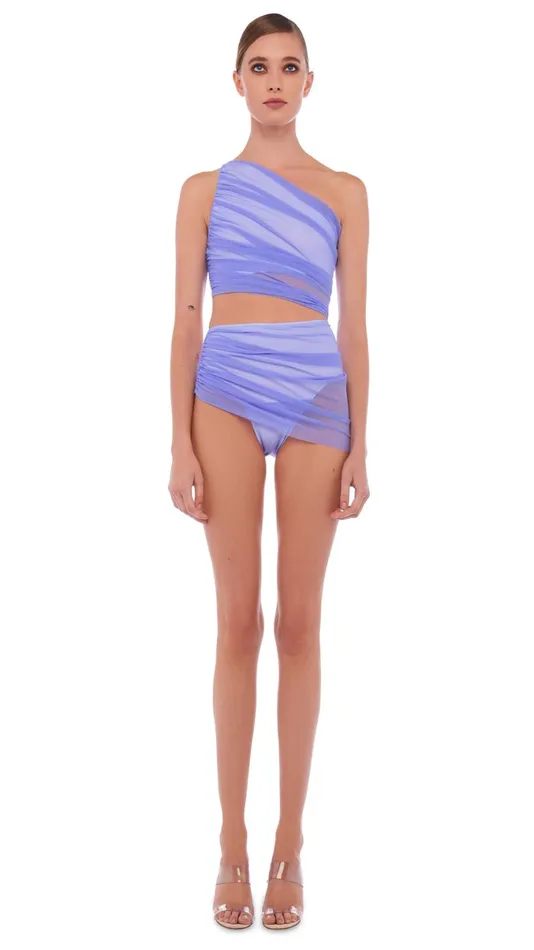 Norma Kamali Swimwear DIANA BOTTOM Lilac 8211 Clothing