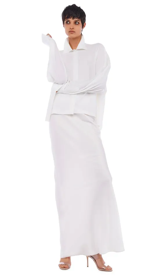 Norma Kamali Tops 1986 SHIRT Snow White 8211 Clothing