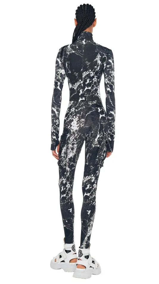 Norma Kamali Tops SLIM FIT LONG SLEEVE TURTLE TOP Black Marble 8211 Clothing Norma Kamali Tops SLIM FIT LONG SLEEVE TURTLE TOP Black Marble 8211 Clothing
