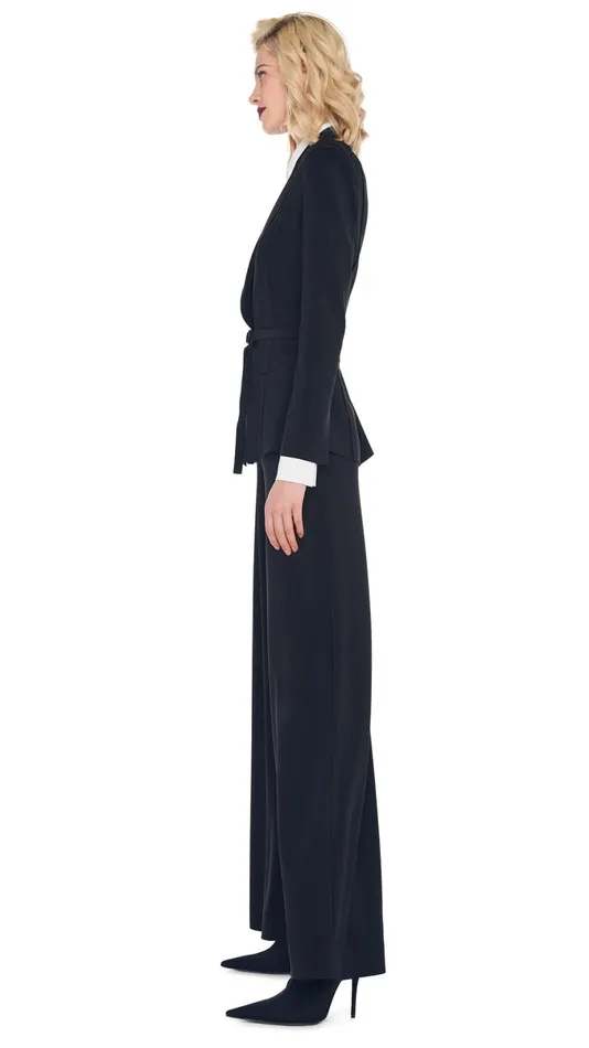 Norma Kamali Wardrobe ELEPHANT PANT With SINGLE BREASTED BOY FIT JACKET 8211 Clothing