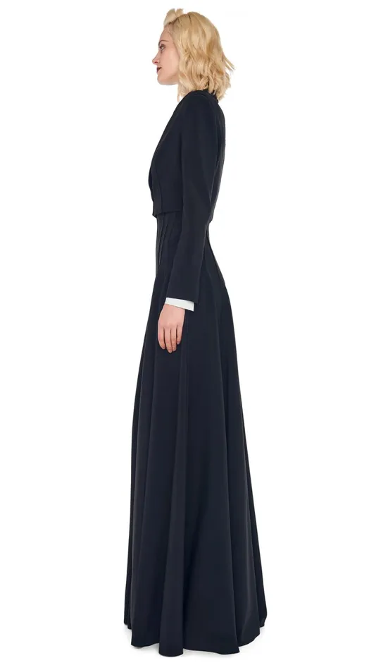 Norma Kamali Wardrobe LONG GRACE SKIRT With CROPPED SINGLE BREASTED JACKET 8211 Clothing Norma Kamali Wardrobe LONG GRACE SKIRT With CROPPED SINGLE BREASTED JACKET 8211 Clothing