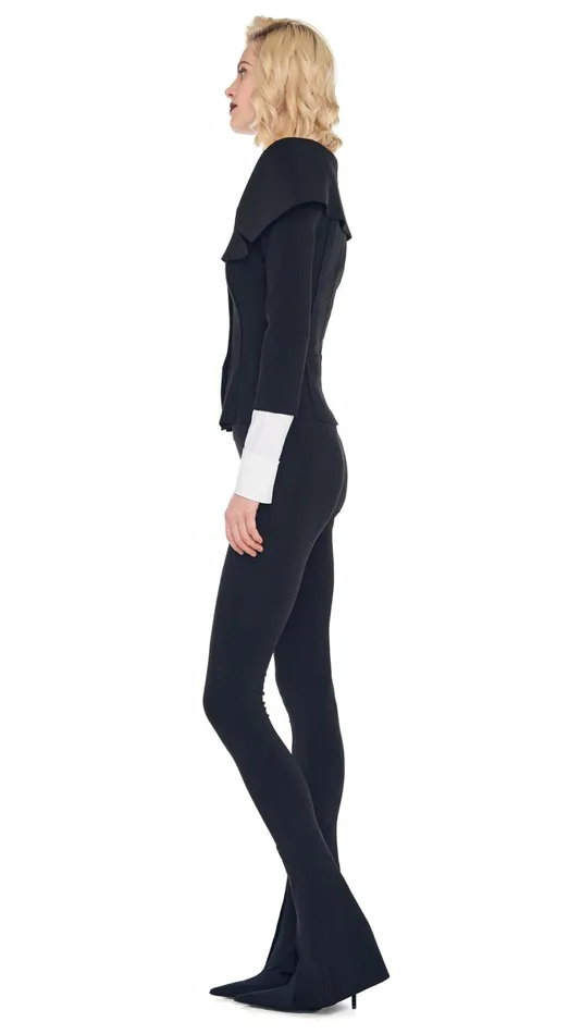 Norma Kamali Wardrobe SPAT LEGGING With OFF SHOULDER SINGLE BREASTED JACKET 8211 Clothing Norma Kamali Wardrobe SPAT LEGGING With OFF SHOULDER SINGLE BREASTED JACKET 8211 Clothing