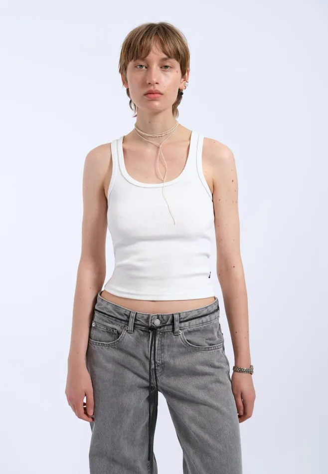 Nyla Top 8211 Off White Off White Women Dr Denim Tees and Tanks