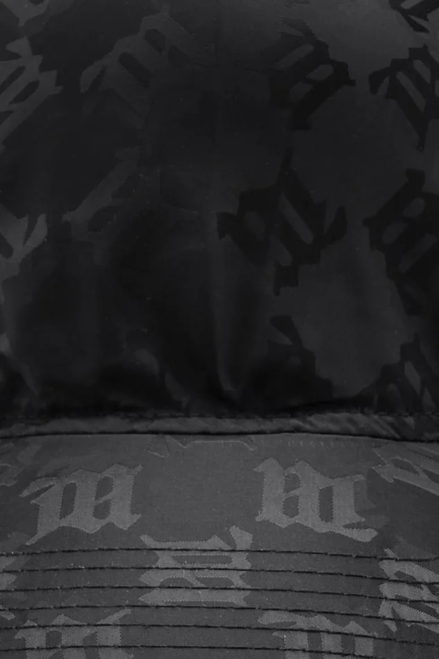 Nylon Monogram Scarf Cap Black WomenMen MISBHV Hats