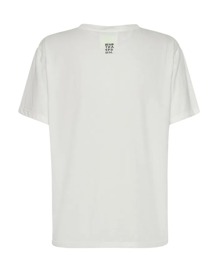 ONE TEASPOON LOGO CREW NECK TEE WHITE Women One Teaspoon Tees and Tanks ONE TEASPOON LOGO CREW NECK TEE WHITE Women One Teaspoon Tees and Tanks