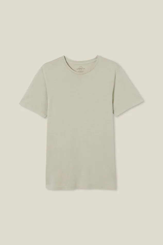 Organic Regular Fit Crew TShirt Ivory Men Cotton On Tees and Tanks Organic Regular Fit Crew TShirt Ivory Men Cotton On Tees and Tanks