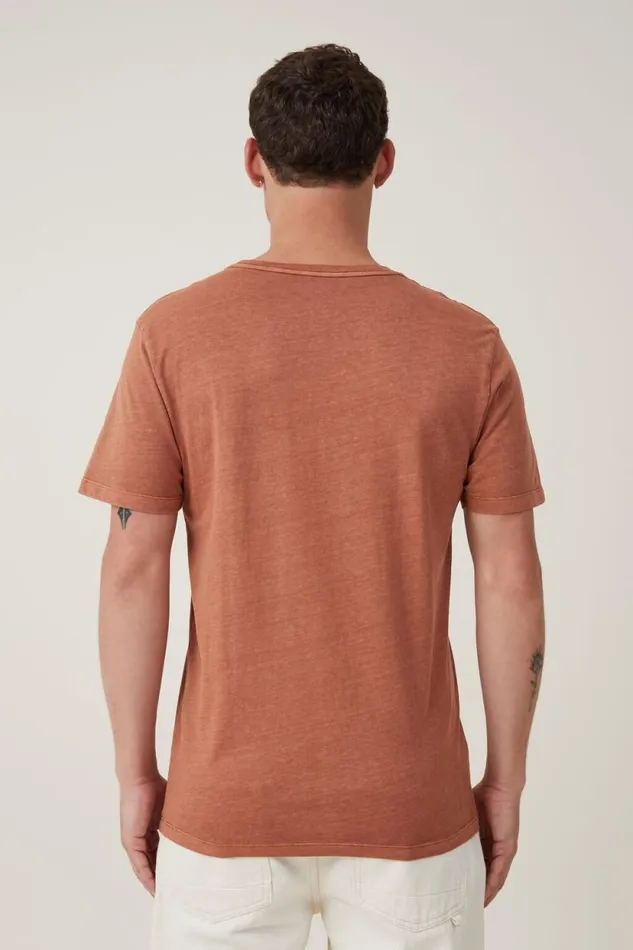 Organic Regular Fit Crew TShirt Terracotta Men Cotton On Tees and Tanks Organic Regular Fit Crew TShirt Terracotta Men Cotton On Tees and Tanks