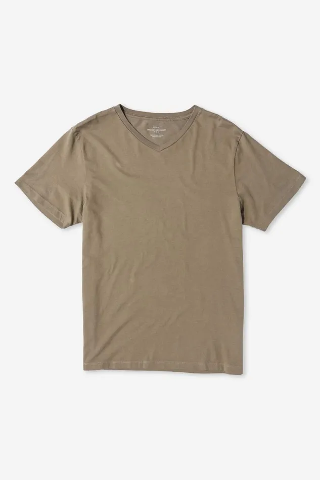 Organic VNeck TShirt Military Men Cotton On Tees and Tanks Organic VNeck TShirt Military Men Cotton On Tees and Tanks