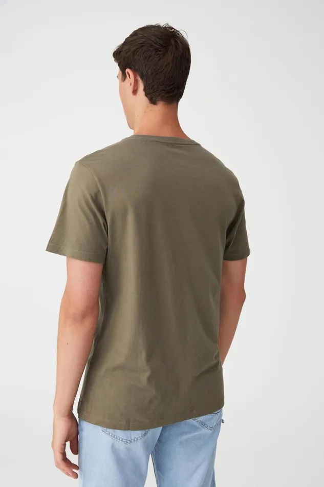 Organic VNeck TShirt Military Men Cotton On Tees and Tanks Organic VNeck TShirt Military Men Cotton On Tees and Tanks
