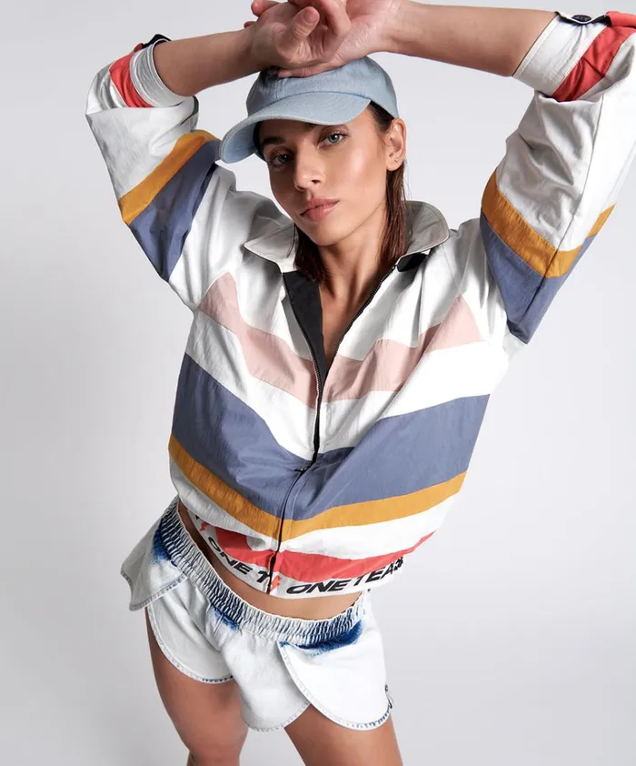 OTS VELOCITY REVERSIBLE WINDBREAKER JACKET Women One Teaspoon Jackets
