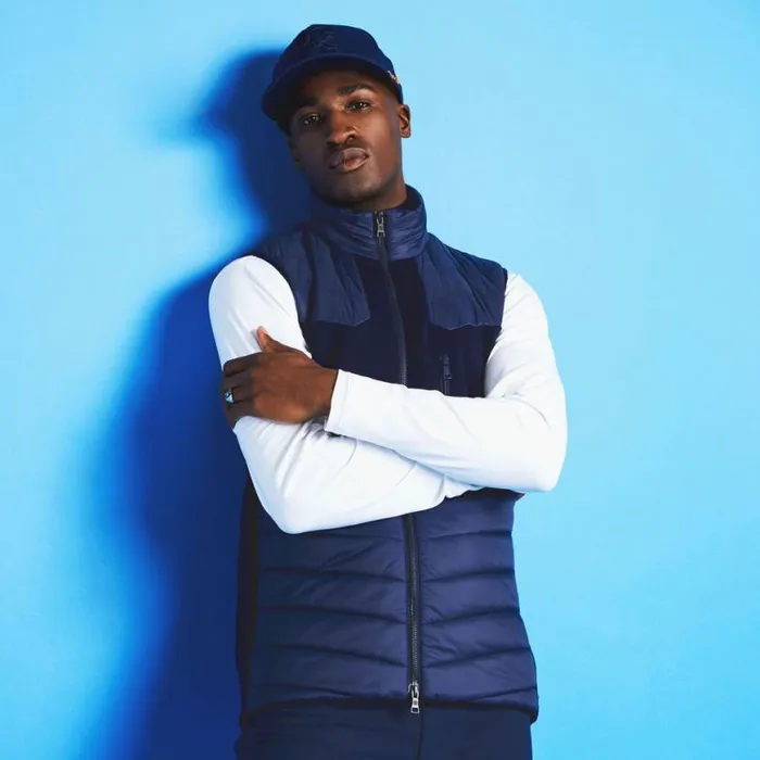 Outerwear Men GFORE CIRCLE G039S CHENILLE MERINO WOOL VEST Twilight Outerwear Men GFORE CIRCLE G039S CHENILLE MERINO WOOL VEST Twilight