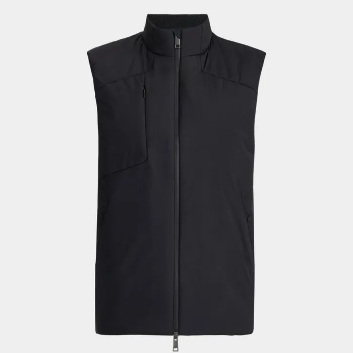 Outerwear Men GFORE HYBRID SWEATER PUFFER VEST Onyx