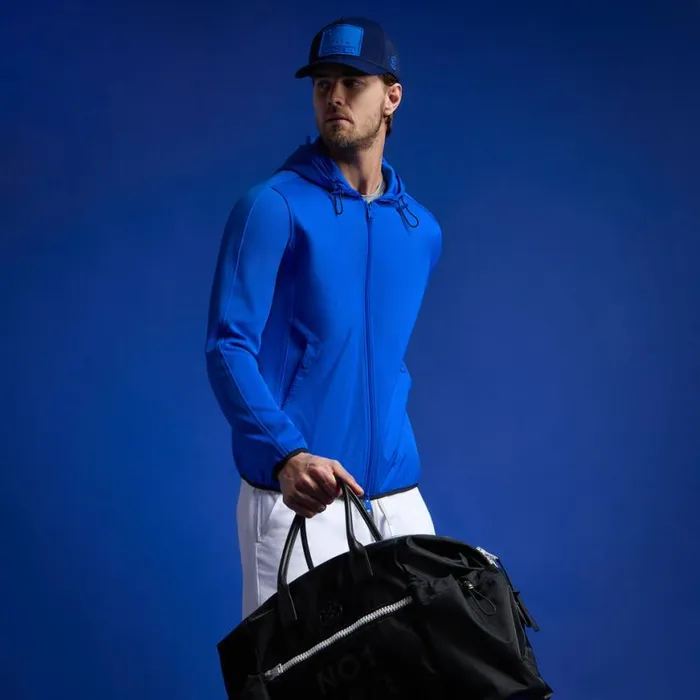 Outerwear Men GFORE WIND CONTROL DOUBLE KNIT PIQU HOODED JACKET Racer