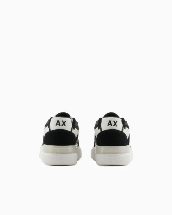 Oversized Sneakers With Contrasting Inserts Black Men Armani Sneakers Oversized Sneakers With Contrasting Inserts Black Men Armani Sneakers