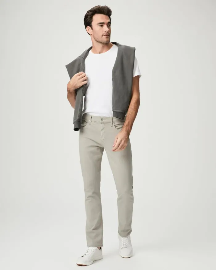 PAIGE Denim Men Transcend Federal Slim Straight Jean 8211 Static Grey