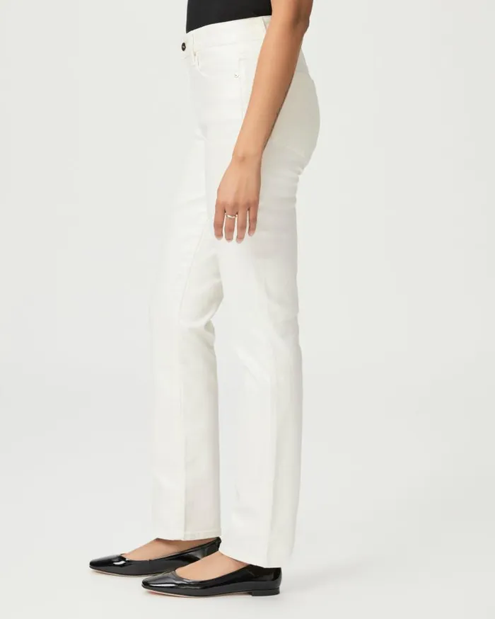 PAIGE Denim Women Cindy 30 Inch Straight Jean 8211 Pearl White Coating PAIGE Denim Women Cindy 30 Inch Straight Jean 8211 Pearl White Coating