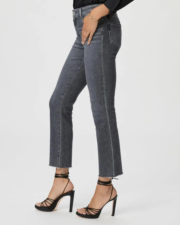 PAIGE Denim Women Cindy Straight Jean 8211 Ash Black PAIGE Denim Women Cindy Straight Jean 8211 Ash Black