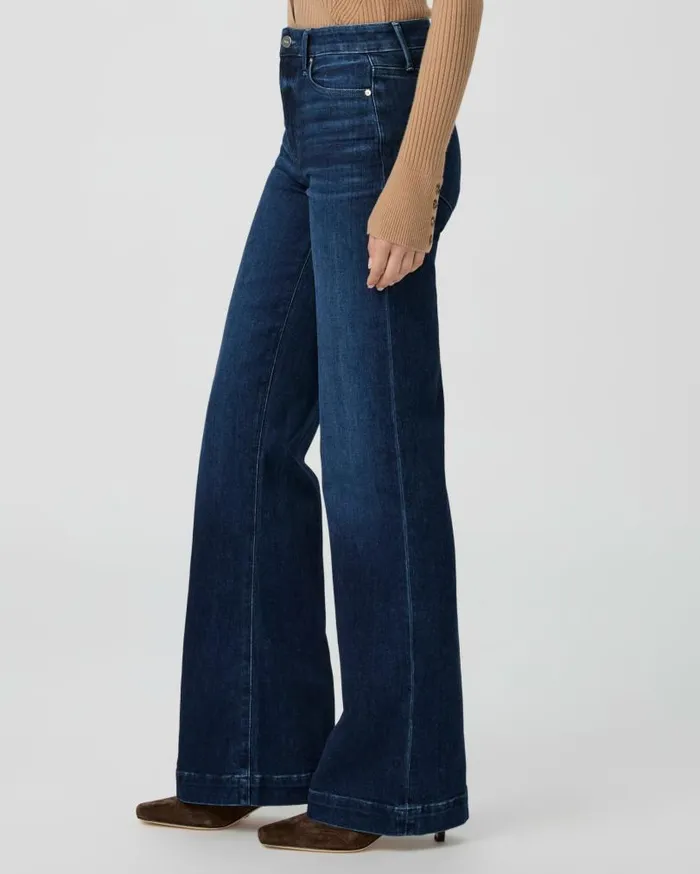 PAIGE Denim Women Leenah Wide Leg Jean 8211 Praline PAIGE Denim Women Leenah Wide Leg Jean 8211 Praline